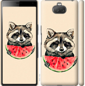 Чохол Єнотик з кавуном на Sony Xperia 10 Plus I4213