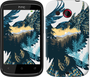 

Чохол Арт-орел на тлі природи на HTC Desire C A320e 239167