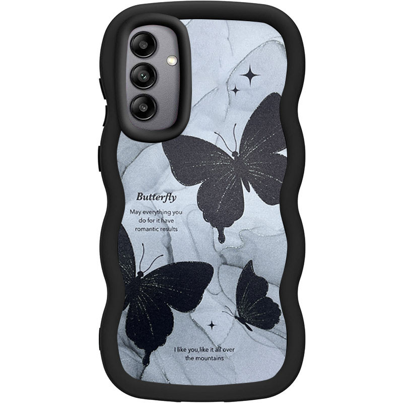 Чохол TPU Cloudy Pictures на Samsung Galaxy A56 5G (Butterflies)