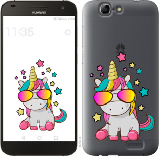 

Чохол Єдиноріг в окулярах на Huawei Ascend G7 911911