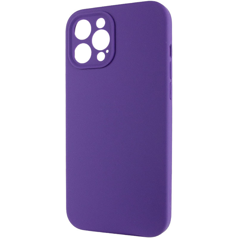 Фото Чохол Silicone Case Full Camera Protective (AA) NO LOGO на Apple iPhone 12 Pro (6.1") (Фіолетовий / Amethyst) в маназині vchehle.ua