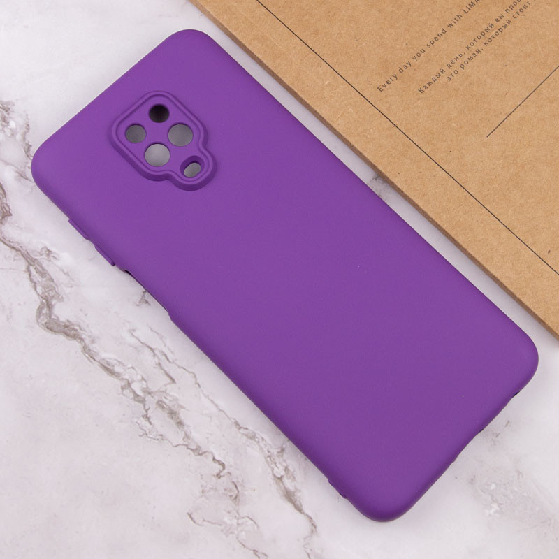 Чохол Silicone Cover Lakshmi Full Camera (A) на Xiaomi Redmi Note 9s / Note 9 Pro / Note 9 Pro Max (Фіолетовий / Purple) в магазині vchehle.ua