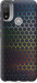 Чехол Переливающиеся соты для Motorola E20
