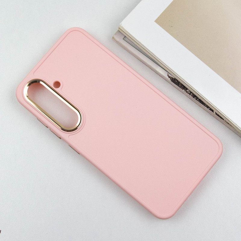 Фото TPU чохол Bonbon Metal Style на Samsung Galaxy S24+ (Рожевий / Light pink) в маназині vchehle.ua