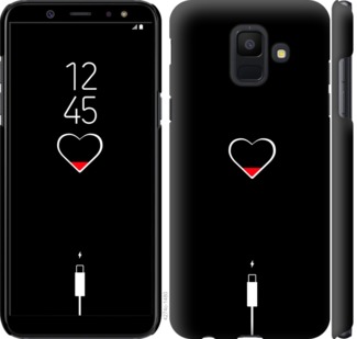 

Чехол Подзарядка сердца для Samsung Galaxy A6 2018 721068