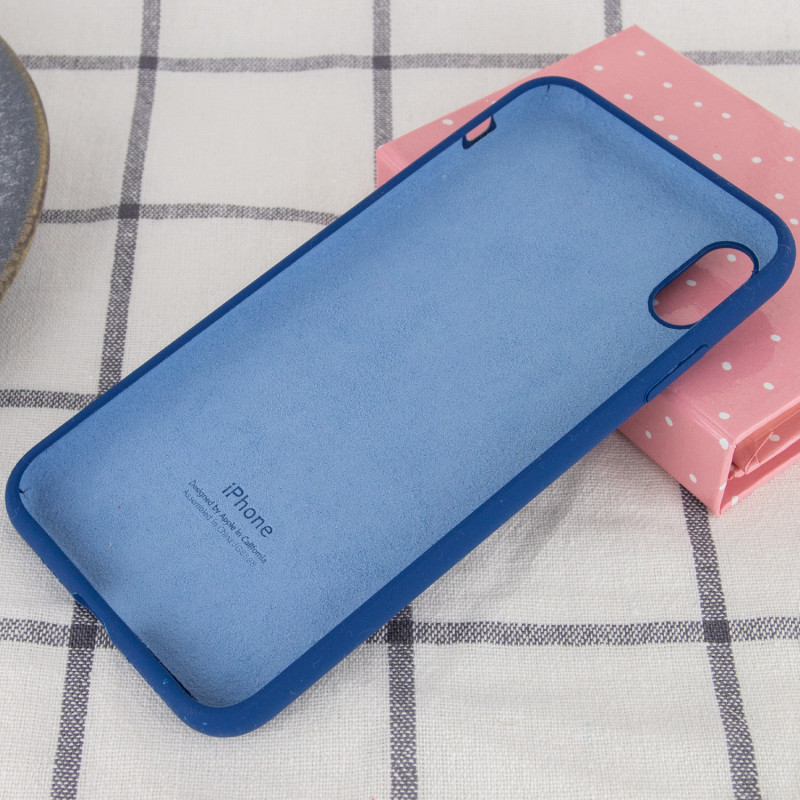 Фото Чехол Silicone Case Full Protective (AA) для Apple iPhone XR (6.1") (Синий / Navy Blue) в магазине vchehle.ua