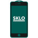 Фото Защитное стекло SKLO 5D для Apple iPhone 7 plus / 8 plus (5.5") (Черный / Белая подложка) на vchehle.ua