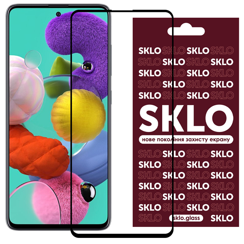 

Захисне скло SKLO 3D (full glue) для Samsung Galaxy M31s (Чорний) 883314