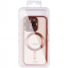 Купити TPU чохол Fibra Chrome with Magnetic safe на Apple iPhone 15 Pro Max (6.7") (Red) на vchehle.ua