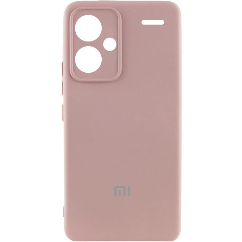 Чехол Silicone Cover Lakshmi Full Camera (AA) with logo для Xiaomi Redmi Note 13 Pro+ (Розовый / Pink Sand)