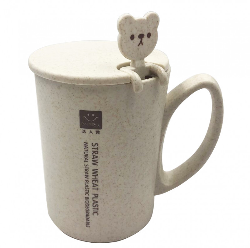 

Eco Cup with Cap (400 ml) (Білий) 873988
