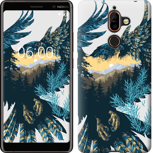 

Чехол Арт-орел на фоне природы для Nokia 7 Plus 646444