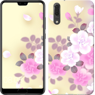 

Чохол Японські квіти на Huawei P20 653601