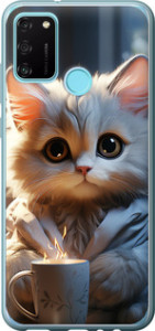 Чохол White cat на Huawei Honor 9A
