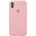 Чохол Silicone Case Full Protective (AA) на Apple iPhone X (5.8") / XS (5.8") (Рожевий / Pink)