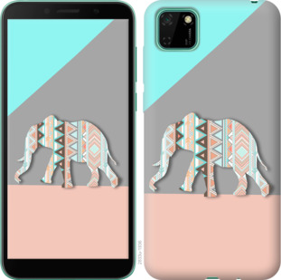 

Чохол Візерунчастий слон на Huawei Y5p 936540