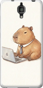 Чохол Funny Capybara CEO Working на Xiaomi Mi4