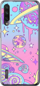 Чехол Розовая галактика для Xiaomi Mi A3