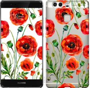 

Чохол Намальовані маки на Huawei P9 Plus 744143