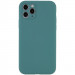 Чохол Silicone Case Full Camera Protective (AA) NO LOGO на Apple iPhone 12 Pro (6.1") (Зелений / Pine green)