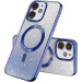 TPU чехол Delight case with Magnetic Safe с защитными линзами на камеру для Apple iPhone 11 (6.1") (Синий / Deep navy)