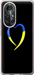 Чохол Жовто-блакитне серце на Huawei Nova 8 Pro