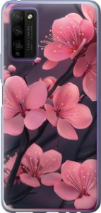 Чохол Пурпурна сакура на Huawei Honor 30 Lite