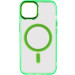 Чехол TPU Iris with Magnetic safe для Apple iPhone 12 Pro / 12 (6.1") (Салатовый)