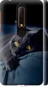 Чехол Дымчатый кот для Nokia 6.1
