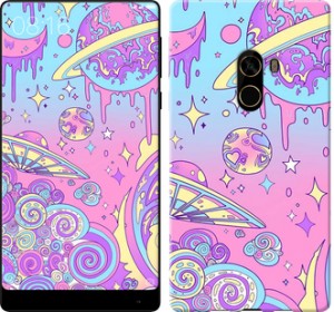 Чехол Розовая галактика для Xiaomi Mi MiX 2