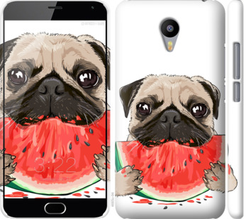 

Чохол Мопс і кавун на Meizu M2 Note 843726