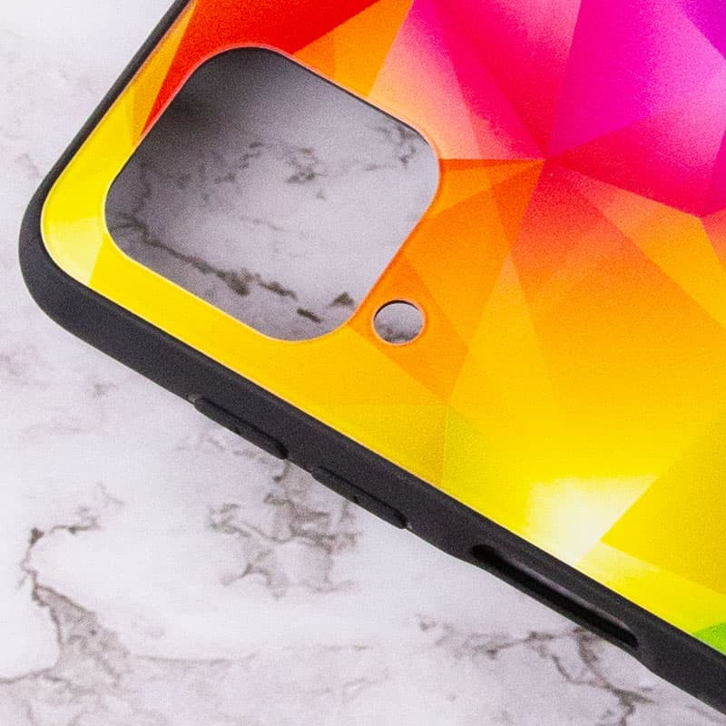 TPU+Glass чехол Diversity для Samsung Galaxy A12 / M12 (Rainbow) в магазине vchehle.ua