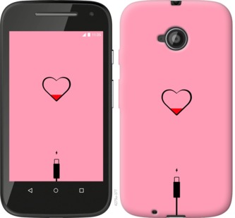 

Чехол Подзарядка сердца1 для Motorola Moto E2 730447