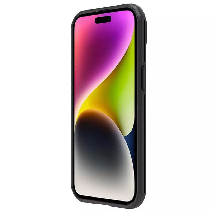 Купить Карбоновая накладка Nillkin CamShield Pro для Apple iPhone 15 Plus (6.7") (Black) на vchehle.ua