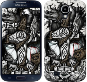 Чохол Тату Вікінг на Samsung Galaxy S4 i9500