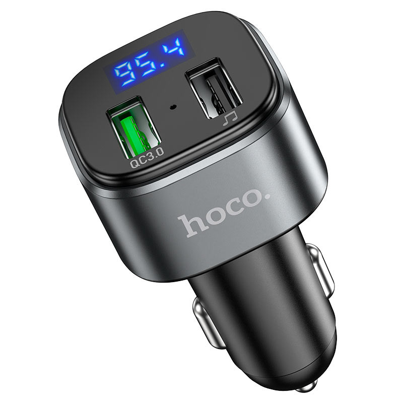 АЗУ FM модулятор HOCO E67 QC3.0 (Черный)