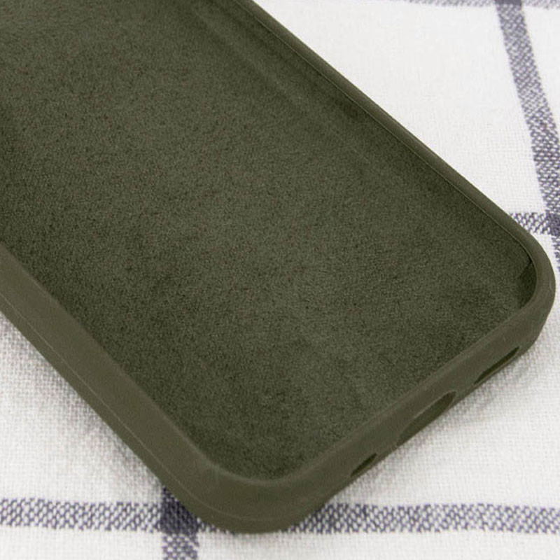 Фото Чохол Silicone Case Full Protective (AA) NO LOGO на Apple iPhone 13 mini (5.4") (Зелений / Dark Olive) на vchehle.ua