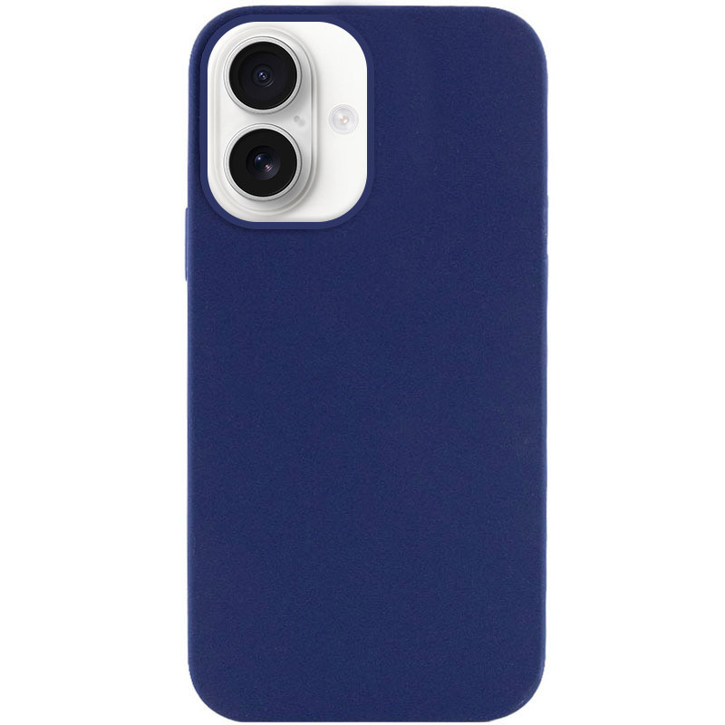 Чохол Silicone Case Full Protective (AA) NO LOGO на Apple iPhone 16 Plus (6.7") (Синій / Deep navy)