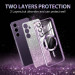 Фото TPU чехол Delight case with Magnetic Safe с защитными линзами на камеру для Samsung Galaxy S24+ (Фиолетовый / Deep Purple) на vchehle.ua