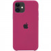 Чехол Silicone Case (AA) для Apple iPhone 11 (6.1") (Бордовый / Maroon)