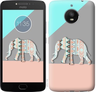 

Чехол Узорчатый слон для Motorola Moto G7 Power 704201