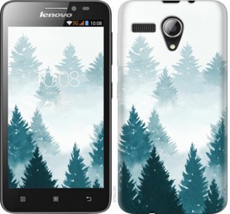 

Чехол Акварельные Елки для Lenovo A606 862517