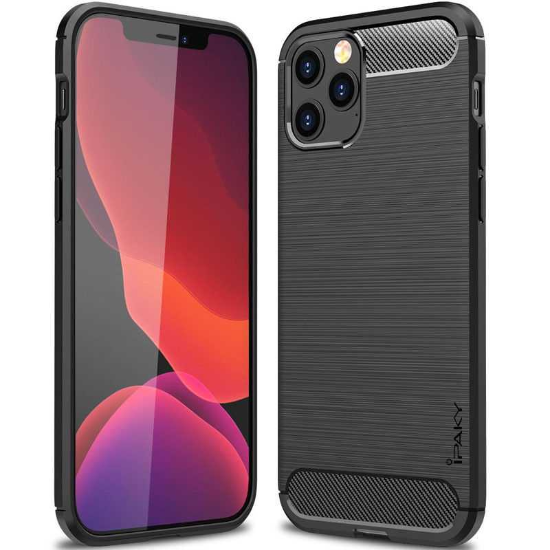 

TPU чехол iPaky Slim Series для iPhone 12 Pro (Черный) 931558