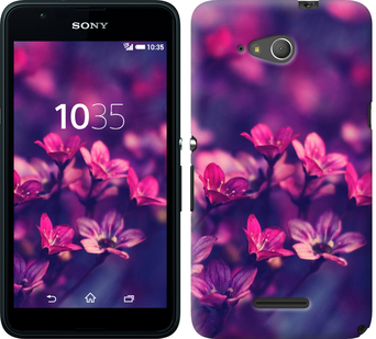 

Чохол Пурпурні квіти на Sony Xperia E4g 176655