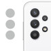 Гибкое защитное стекло 0.18mm на камеру (тех.пак) для Samsung Galaxy A23 4G (Прозрачный)