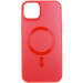Чохол TPU+Glass Sapphire Midnight Open Camera with Magnetic Safe на Apple iPhone 15 Plus (6.7") (Червоний / Red)