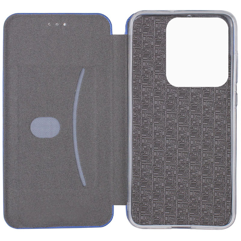 Фото Шкіряний чохол-книжка Classy на Tecno Spark Go 2022 (KG5m) (Синій) на vchehle.ua