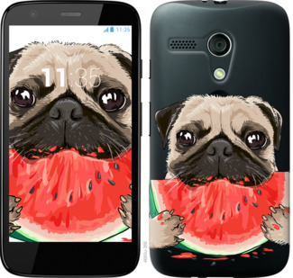 

Чехол Мопс и арбуз для Motorola Moto G 843923