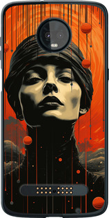 

Чехол Абстрактный портрет v2 для Motorola Moto Z3 Play 1631541