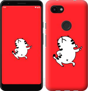 

Чохол Смугастий котик на Google Pixel 3a XL 915870